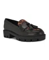 Nine West Womens Marela Tassel Lug Sole Loafers In Multi
