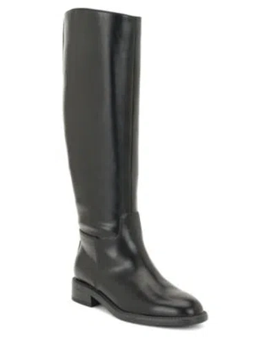 Nine West Womens Minesa Tall Riding Boots Regular Wide Calf In Black