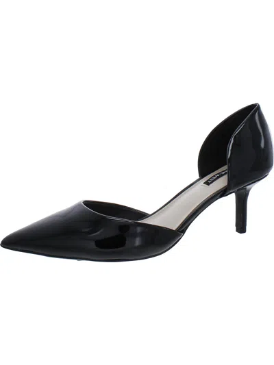 Nine West Womens Patent D'orsay Heels In Black