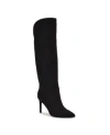 Nine West Womens Razla Tall Stiletto Dress Boots Regular Wide Calf In Black