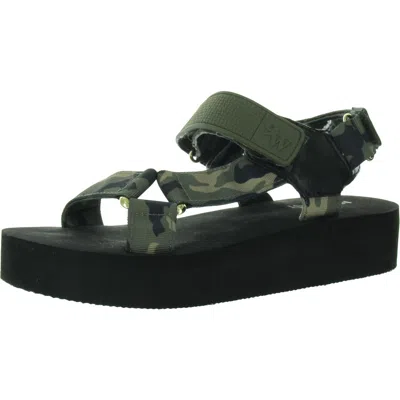 Nine West Womens Slingback Casual Sport Sandals In Black