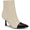 Nine West Womens Zipper Leather Mid-calf Boots In Multi