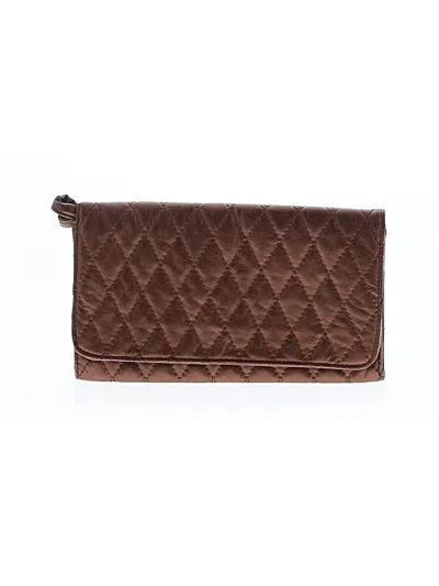 Pre-owned Nine West Wristlet In Brown