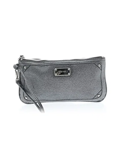 Pre-owned Nine West Wristlet In Silver