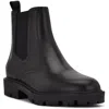 Nine West Yeeps Womens Stretch Pull On Chelsea Boots In Black
