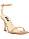 Nine West Yess Ankle Strap Sandal In Beige