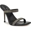 Nine West Yo Girl Womens Embellished Man Made Heels In Black