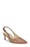 Nine West Toress Slingback Pump In Medium Natural