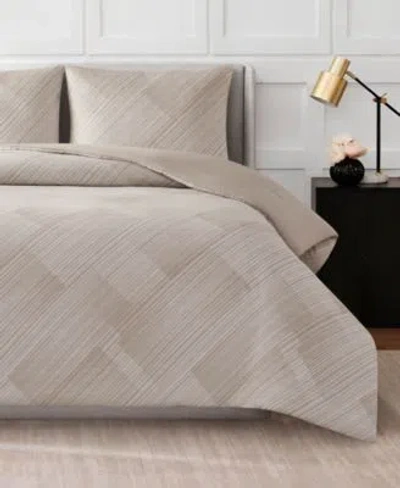 Nine West Zamira Reversible 3 Piece Comforter Sets In Brown