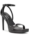 NINE WEST ZILO 3 WOMENS PATENT STRAPPY ANKLE STRAP