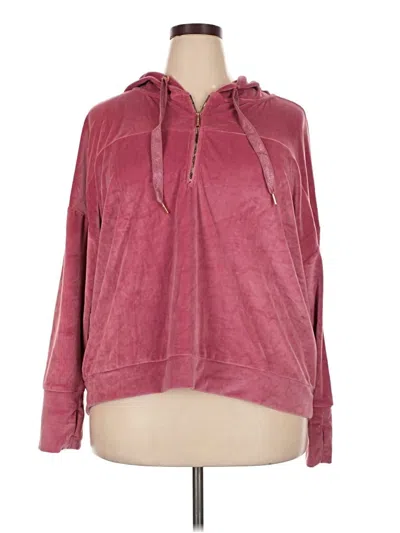 Pre-owned Nine West Zip Up Hoodie In Pink