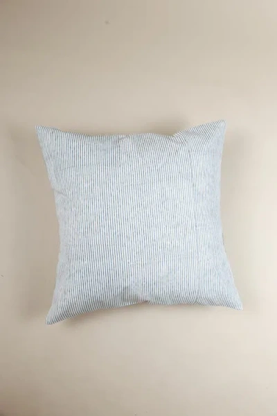 Ninéh Grey Bliss Block Print Pillow In Gray