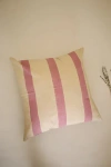 Ninéh Oh! Stripes Block Print Pillow In Pink