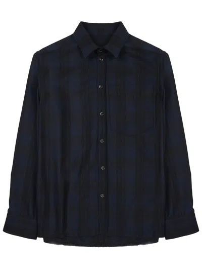Nine:inthe:morning Stylish Wool Blend Mini Shirt For Men In Multi