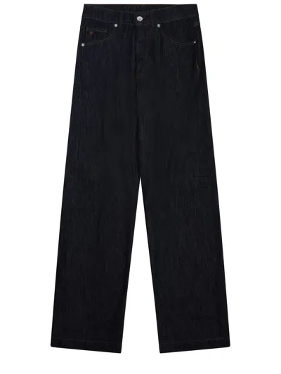 Nine:inthe:morning Chic Multicolour Trousers For Women In Black