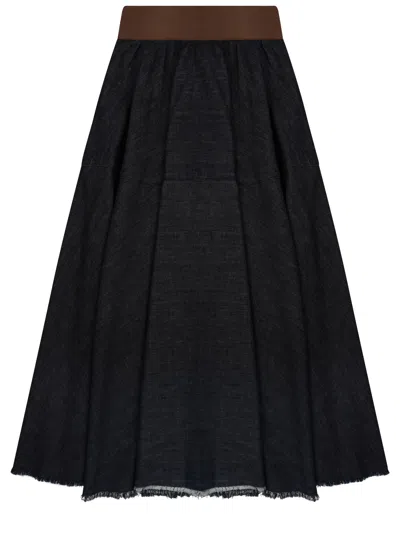 Nine:inthe:morning Gonna Midi "eugenia" In Blue