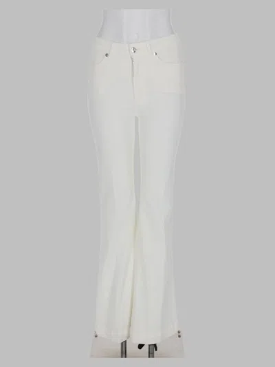 Nine:inthe:morning High-waisted Straight-leg Jeans In Multicolour