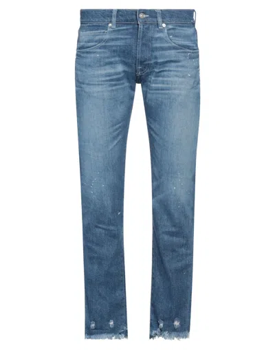 Nine:inthe:morning Nine In The Morning Man Jeans Blue Size 32 Cotton, Elastane
