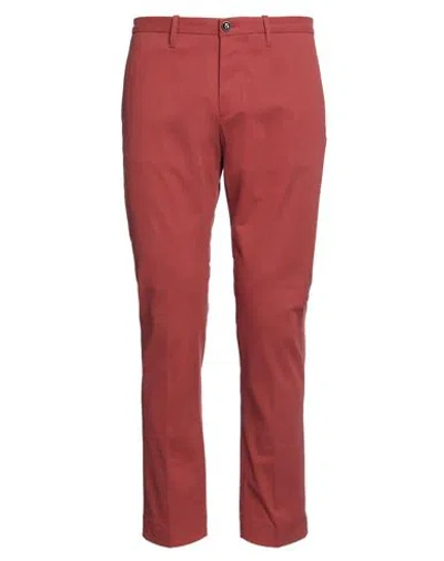 NINE:INTHE:MORNING NINE IN THE MORNING MAN PANTS RUST SIZE 36 COTTON, ELASTANE