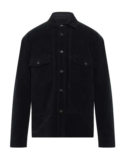 Nine:inthe:morning Nine In The Morning Man Shirt Navy Size Xl Cotton, Elastane In Navy Blue
