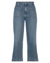 Nine:inthe:morning Nine In The Morning Woman Denim Pants Blue Size 29 Cotton In Blue