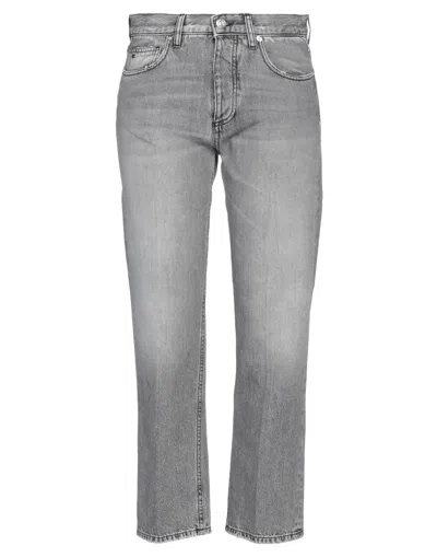 Nine:inthe:morning Nine In The Morning Woman Denim Pants Grey Size 32 Cotton