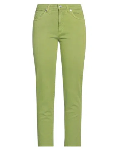 Nine:inthe:morning Nine In The Morning Woman Jeans Lime Green Size 27 Cotton, Polyester, Elastane