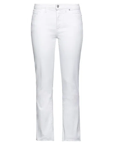 Nine:inthe:morning Nine In The Morning Woman Jeans White Size 27 Cotton, Polyester, Elastane