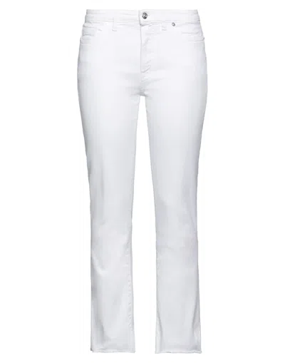 Nine:inthe:morning Nine In The Morning Woman Jeans White Size 31 Cotton, Polyester, Elastane