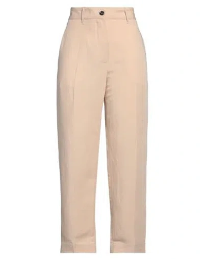 Nine:inthe:morning Nine In The Morning Woman Pants Beige Size 28 Linen, Viscose, Elastane
