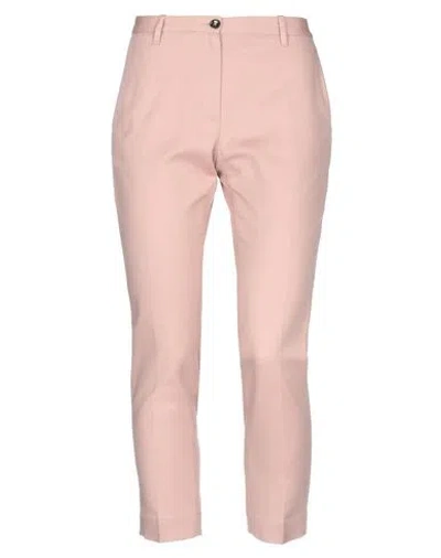 Nine:inthe:morning Nine In The Morning Woman Pants Blush Size 31 Cotton, Elastane In Pink