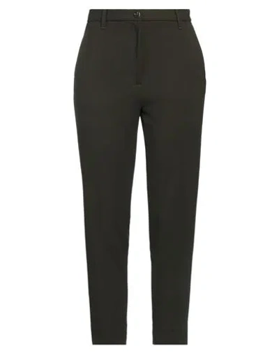 Nine:inthe:morning Nine In The Morning Woman Pants Dark Green Size 25 Cotton, Elastane