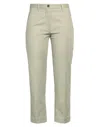 Nine:inthe:morning Nine In The Morning Woman Pants Military Green Size 25 Cotton, Elastane