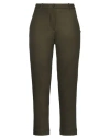 Nine:inthe:morning Nine In The Morning Woman Pants Military Green Size 25 Polyester, Wool, Elastane