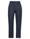Nine:inthe:morning Nine In The Morning Woman Pants Navy Size 24 Cotton, Elastane In Navy Blue