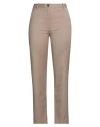 Nine:inthe:morning Nine In The Morning Woman Pants Sand Size 28 Virgin Wool, Viscose, Polyester, Elastane In Beige