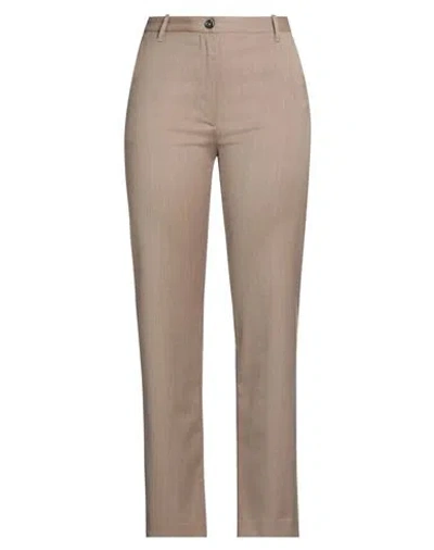 Nine:inthe:morning Nine In The Morning Woman Pants Sand Size 28 Virgin Wool, Viscose, Polyester, Elastane In Beige