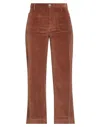 Nine:inthe:morning Nine In The Morning Woman Pants Tan Size 27 Cotton, Modal, Elastane In Brown