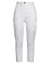 Nine:inthe:morning Nine In The Morning Woman Pants White Size 29 Cotton, Elastane
