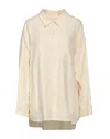 Nine:inthe:morning Nine In The Morning Woman Shirt Beige Size S Cotton In Beige