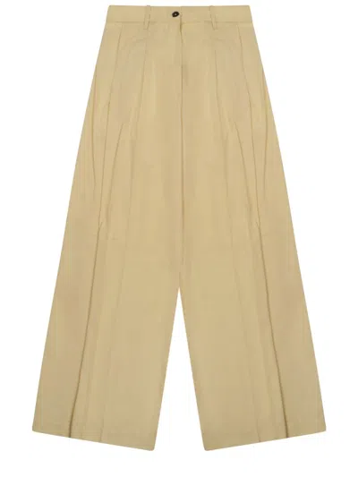 Nine In The Morning Stretch Cotton Chino Trousers In Green