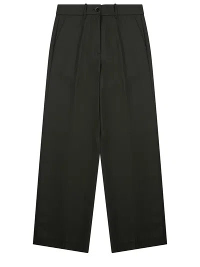 Nine:inthe:morning Pantalone Sartoriale In Misto Lana In Animal Print