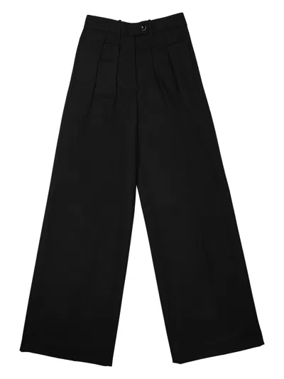 Nine:inthe:morning Chino Trousers For Women In Black