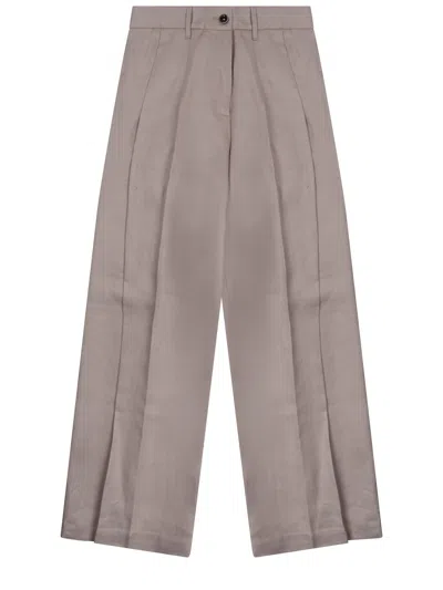 Nine:inthe:morning Effortless Elegance Trousers For Women In Brown