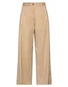 Nine:inthe:morning Woman Pants Camel Size 27 Wool, Elastane In Beige