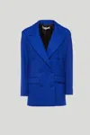 Nineminutes Blazer Doppiopetto Oversize Blu In Blu