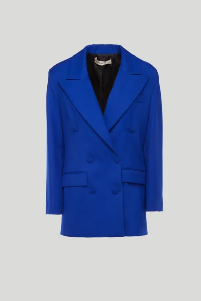 Nineminutes Blazer Doppiopetto Oversize Blu