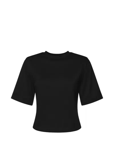 Nineminutes Logo-detail T-shirt In Black
