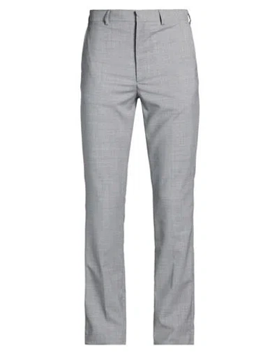 Nineminutes Man Pants Light Grey Size 36 Polyester, Wool, Elastane In Gray