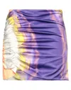 Nineminutes Mini Skirts In Purple